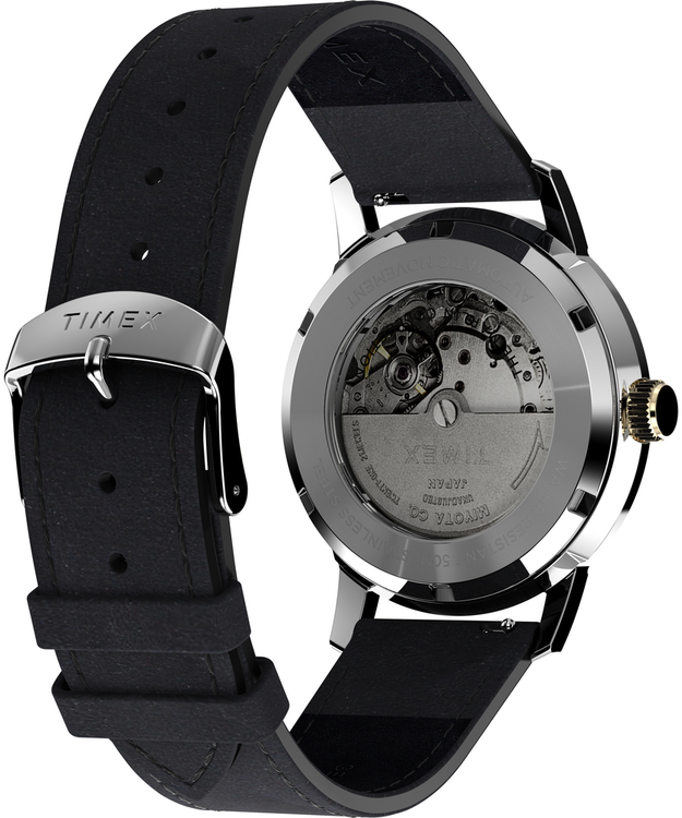 Módní Marlin hodinky, Černá, Stříbrná barva, 2024