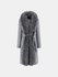 Valerie kabát Šedá barva Ženy