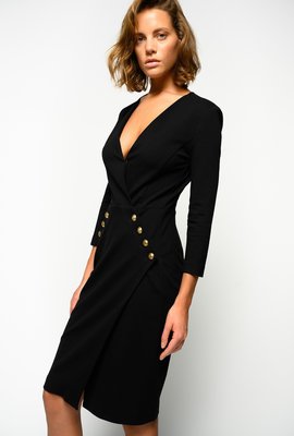 Quintino šaty Černá barva Ženy