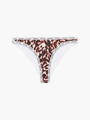 Calvin Klein Swimwear – KW0KW01855-0HE plavky HIGH LEG CHEEKY BIKINI-PRINT