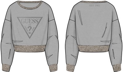 Guess, Šedá barva Corina mikina