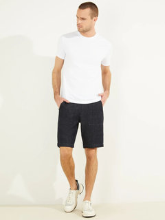 Luxusní Regular chino šortky, Černá barva
