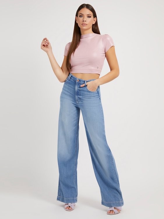 Guess – Aura top, Růžová barva 1