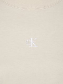 Calvin Klein Jeans, Béžová barva Two tone monogram tričko 2