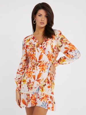 Hafa šaty – GUESS, Oranžová barva Ženy