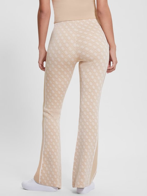 Lise teplákové kalhoty – GUESS, Béžová barva Ženy