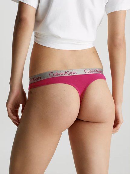 Módní Radiant Cotton tanga, Růžová barva, 2023