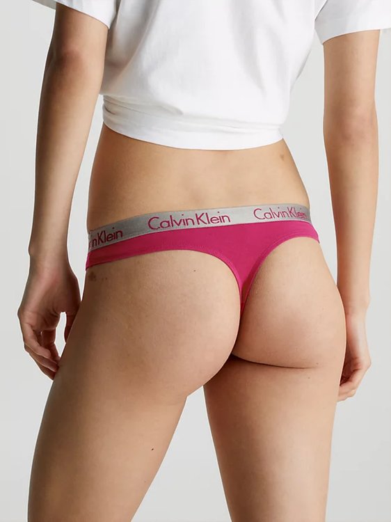 Módní Radiant Cotton tanga, Růžová barva, 2023