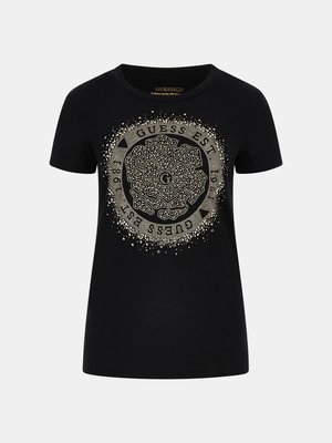 Luxusní Camelia triko, Černá barva, XS, S, M, L, XL