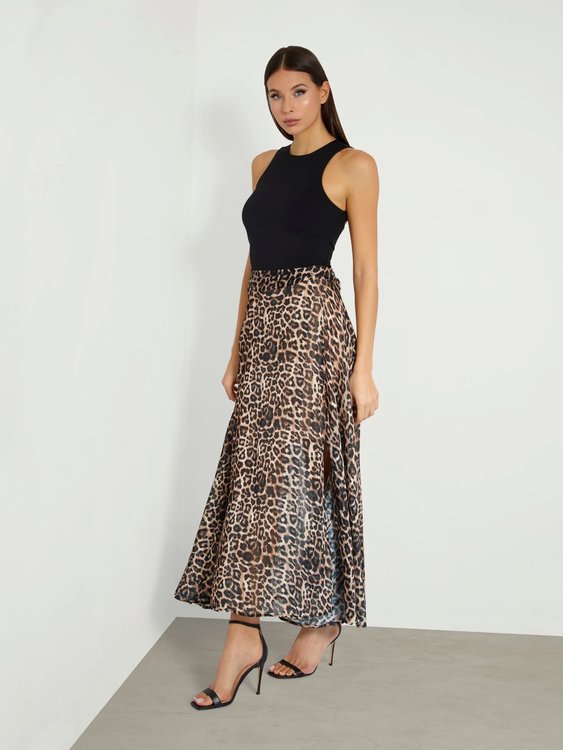 Módní Mora Cut Out Back top, Černá barva, 2024