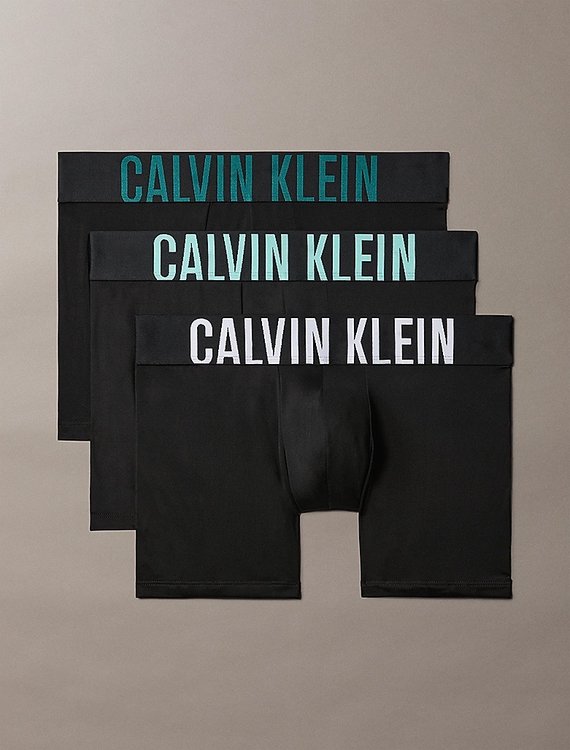 Calvin Klein Underwear – Intense Power boxery 3ks, Černá barva