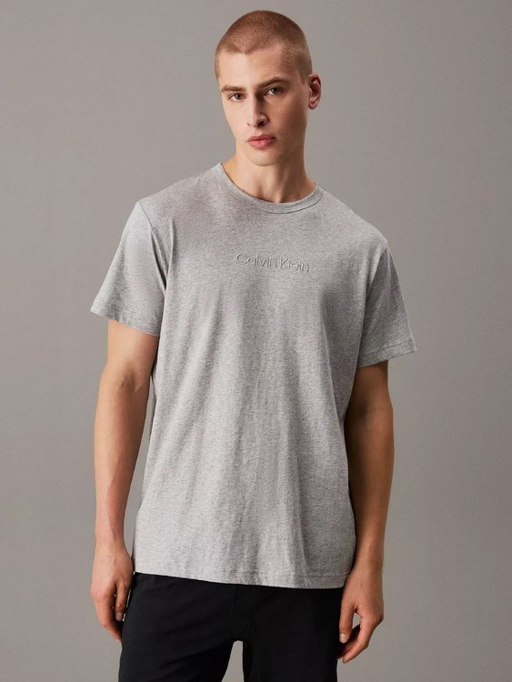 Calvin Klein Underwear – Logo Cotton triko, Šedá barva