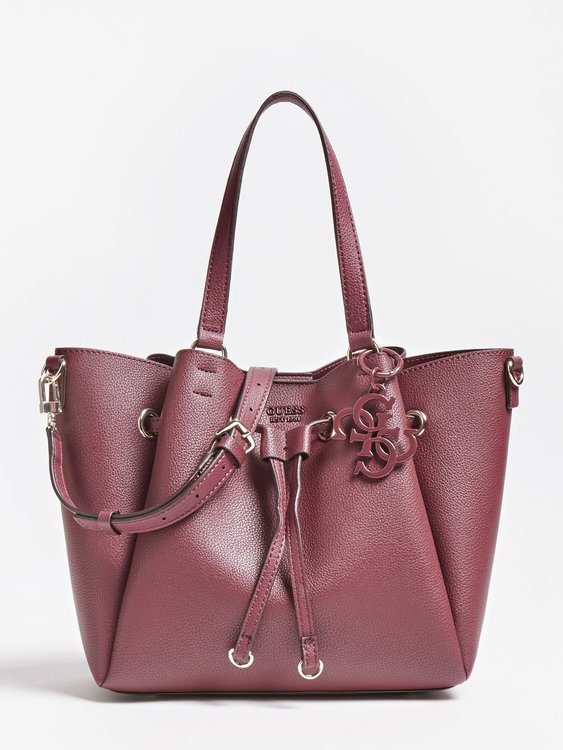 Guess – Digital kabelka, Vínová barva