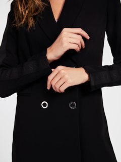 Luxusní Freda sako, Černá barva, XS, S, M, L