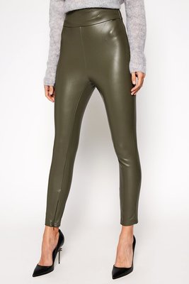 Luxusní Priscilla legíny, Khaki barva, XS, S, M, L