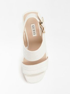 Luxusní FL6NOLPEL04-CREAM KLÍNOVÉ SANDÁLY, 37, 38, 39