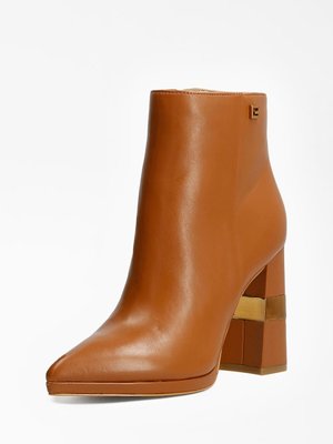 Módní FL7EDILEA10-COGNA KRÁTKÉ KOZAČKY, 2021