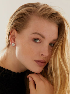 Náušnice Moon Phases – Guess, Stříbrná barva Ženy