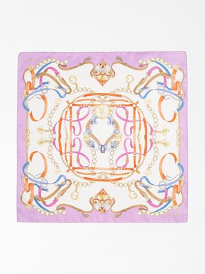 Módní Foulard šátek, Fialová barva, 2022