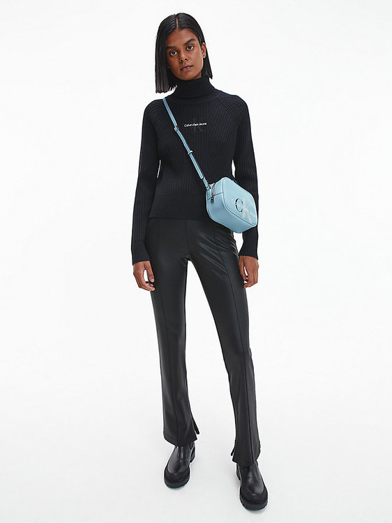 Camera crossbody Modrá barva Ženy