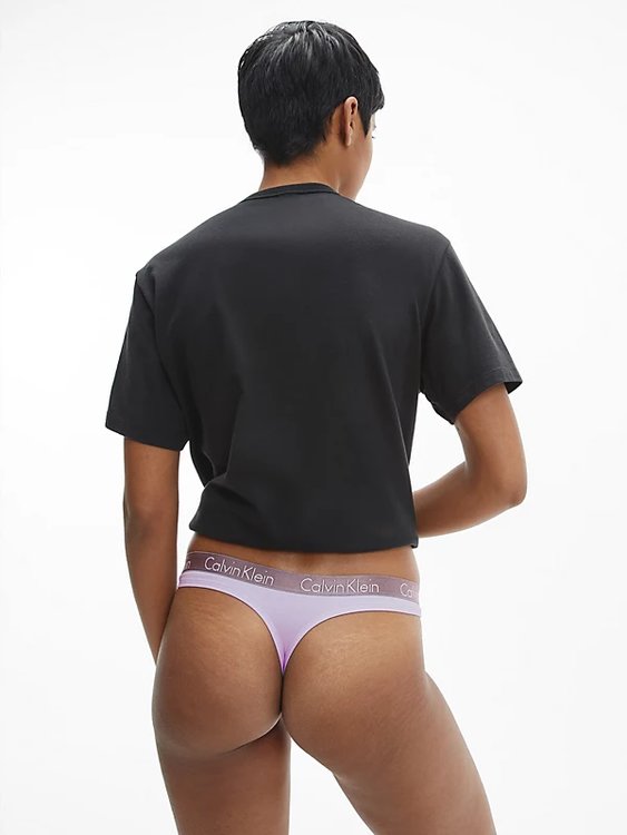 Módní Radiant Cotton tanga, Fialová barva, 2022