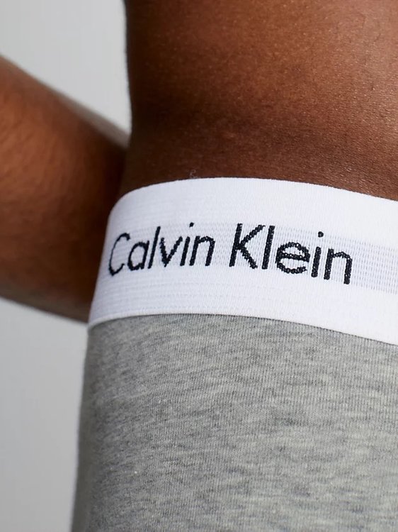 Luxusní Cotton Stretch boxery 3 ks, Šedá barva, L, XL