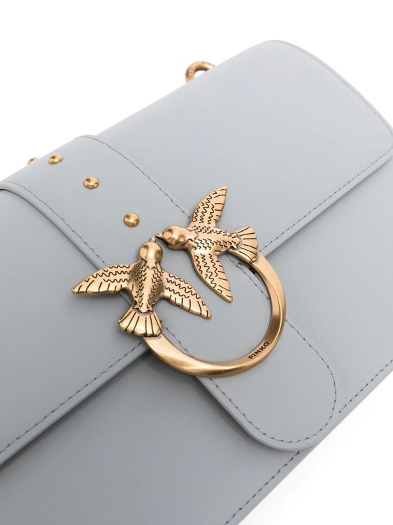 Módní Love Classic kabelka, Modrá, Šedá barva, 2022