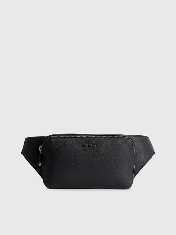 Calvin Klein Jeans – Diagonal crossbody, Černá barva