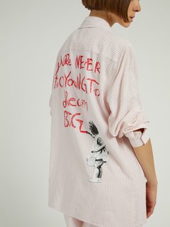 Luxusní Dream Big košile, Růžová barva, S, M