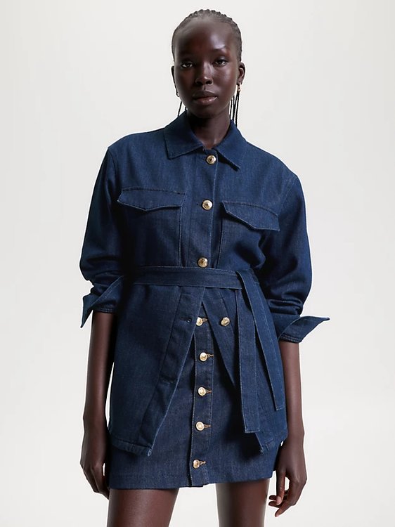 Tommy Hilfiger – WW0WW38917-1BJ bunda denim