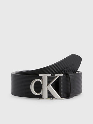 Calvin Klein Jeans – Round Mono pásek, Černá barva