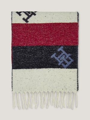 Tommy Hilfiger – Limitless Chic šála, Červená, Modrá barva