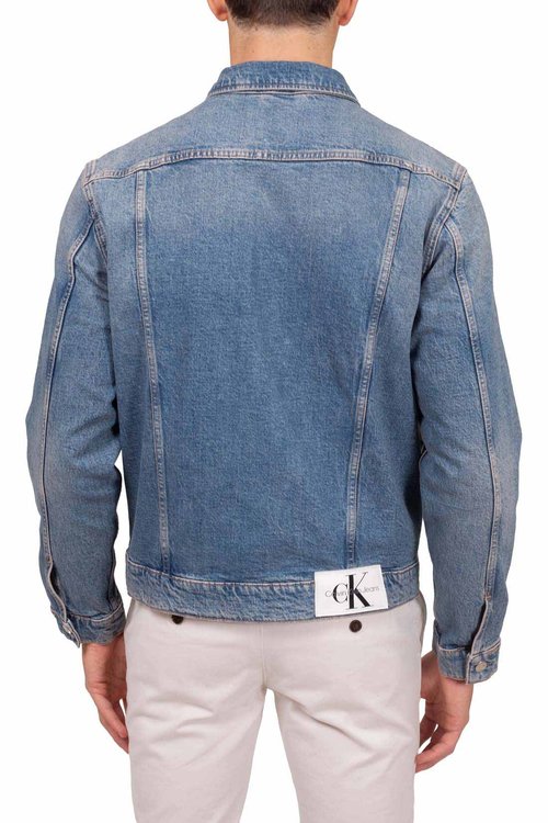 Módní Jeansová bunda Slim Denim, Modrá barva, 2024