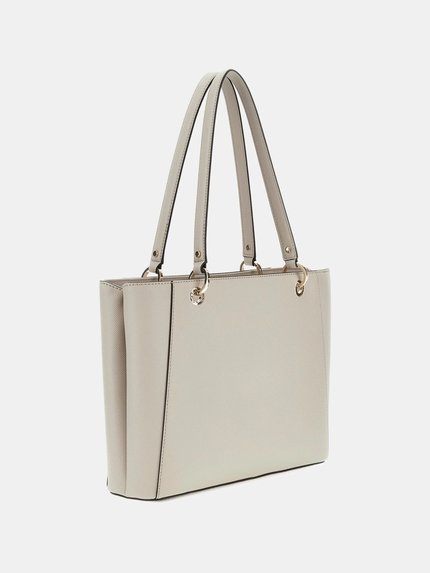 Módní Noelle velká kabelka, Krémová barva, 2024