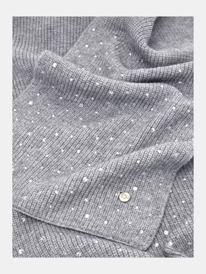 Rhinestone šála – GUESS, Šedá barva Ženy
