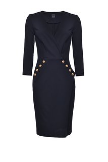 Pinko – Quintino šaty, Černá barva