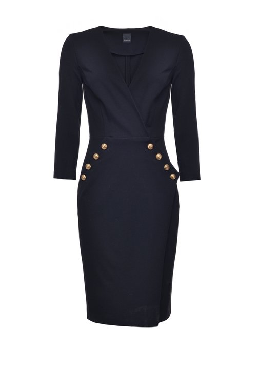 Pinko – Quintino šaty, Černá barva