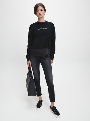 Mixed Svetr – Calvin Klein Jeans, Černá barva Ženy, Ženy, Ženy, Ženy