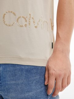 Flock triko – Calvin Klein, Bílá barva Muži 1