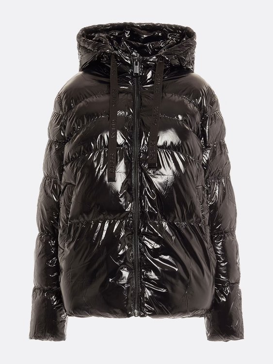 Luxusní Karine bunda, Černá barva, S, M, L