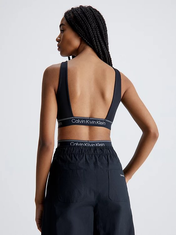 Sports podprsenka – Calvin Klein Performance, Černá barva Ženy