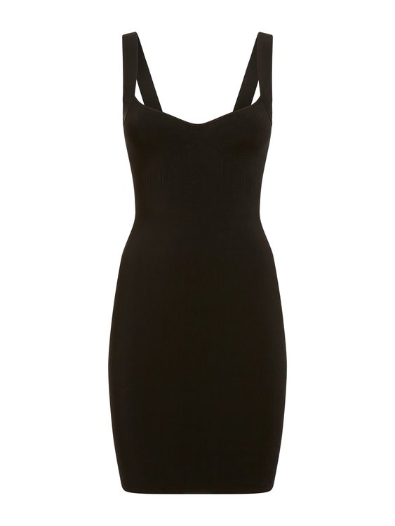 Luxusní Mirage šaty, Černá barva, XS, S, M