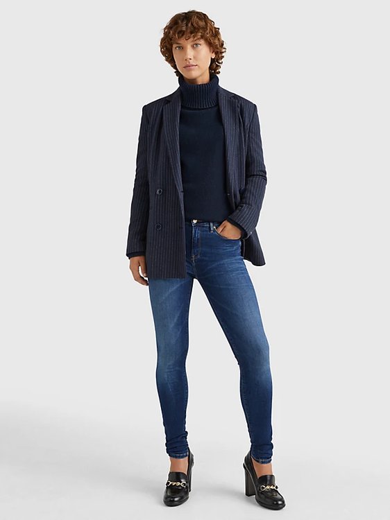 Módní WW0WW11860-410 jeans, 2023