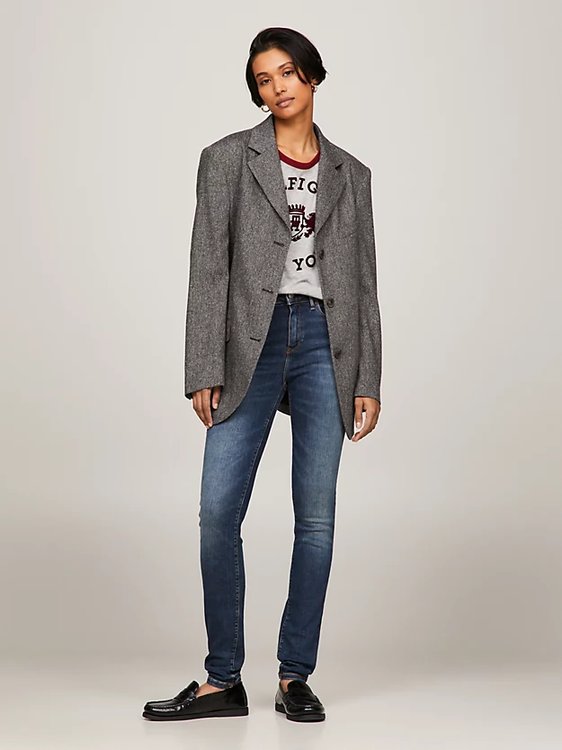 Flex Como Skinny jeany – Tommy Hilfiger, Modrá barva Ženy