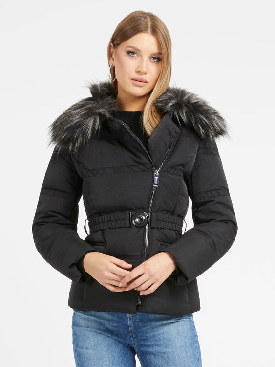 GUESS – Marisol bunda, Černá barva