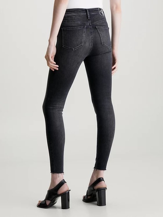 High Rise Super Skinny jeans – Calvin Klein Jeans, Černá barva Ženy