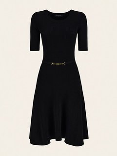 Luxusní Laila šaty, Černá barva, M