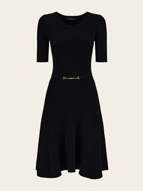 Luxusní Laila šaty, Černá barva, M