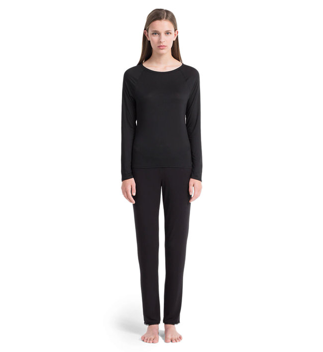 Noční triko Cotton Luxe – Calvin Klein Underwear, Černá barva Ženy, Ženy