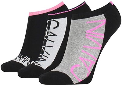 Calvin Klein Jeans – Ponožky 3ks, Bílá, Černá, Růžová barva